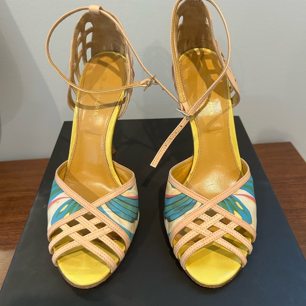 Colorful Strappy BCBG Sandals